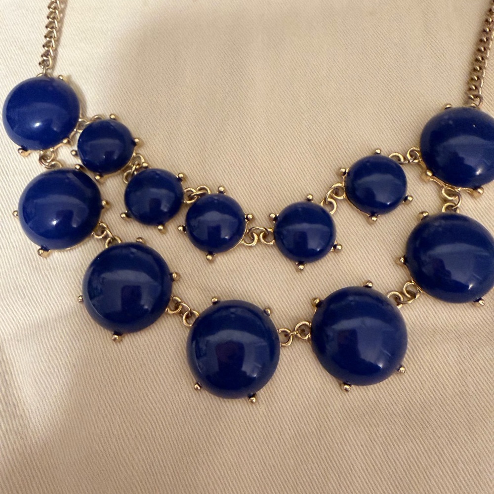 Blue Bubble necklace